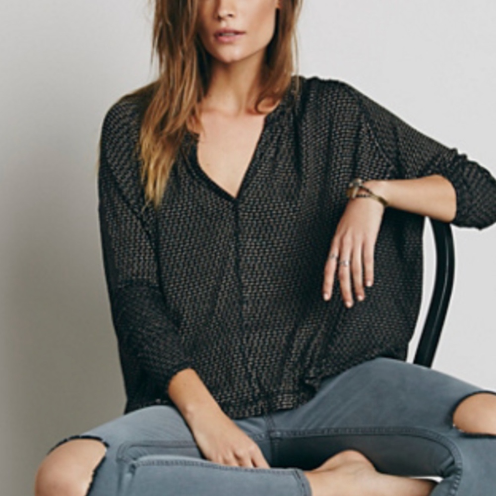 Free People 'You Make My Day Hacci' Sweater